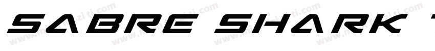 Sabre Shark Title字体转换